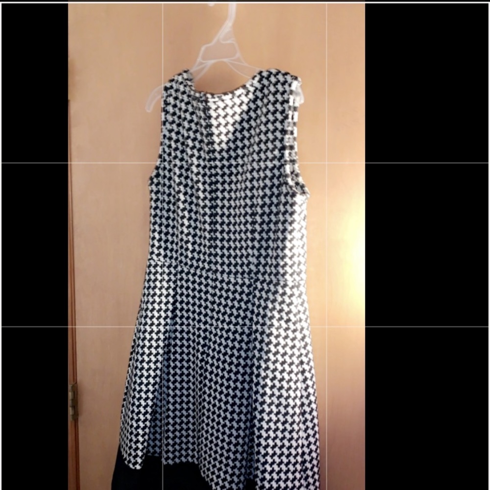 Designed black and white Calvin Klein dress